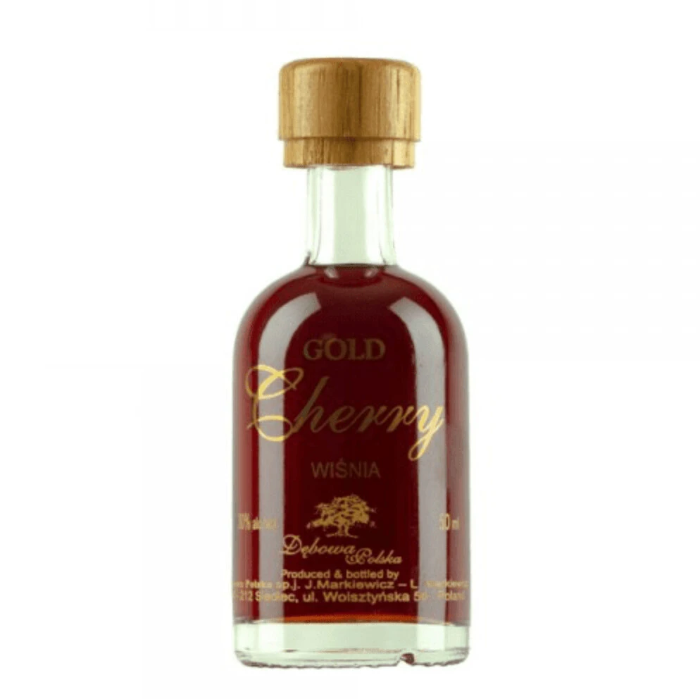 Debowa Gold Cherry Wisnia Vodka Miniature 3 Debowa Gold Cherry Wisnia Vodka Miniature
