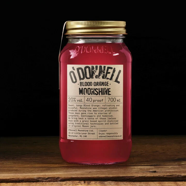 O'Donnell Blood Orange Moonshine 700ml 3 O'Donnell Blood Orange Moonshine 700ml