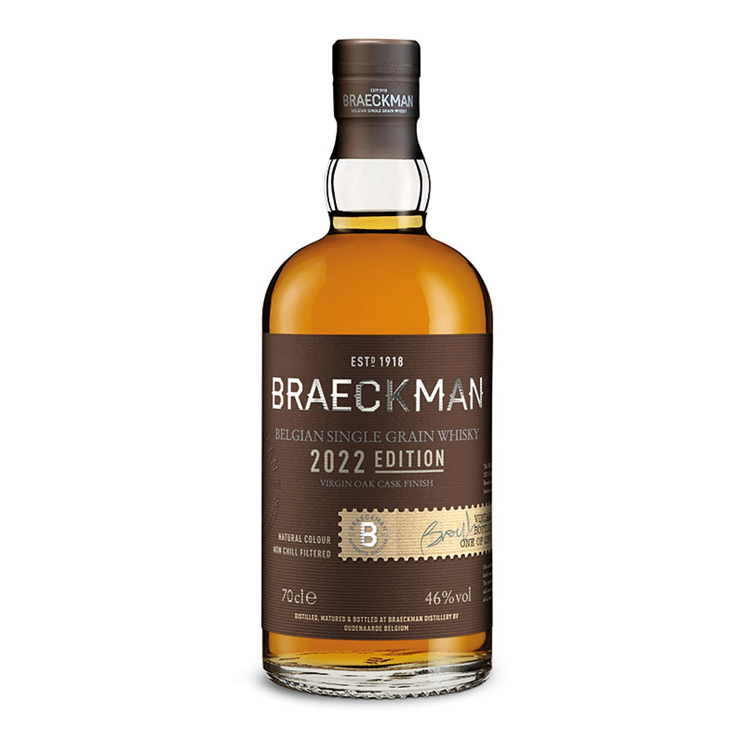 Braeckman Belgian Single Grain Whisky 2022 Edition 3 Braeckman Belgian Single Grain Whisky 2022 Edition