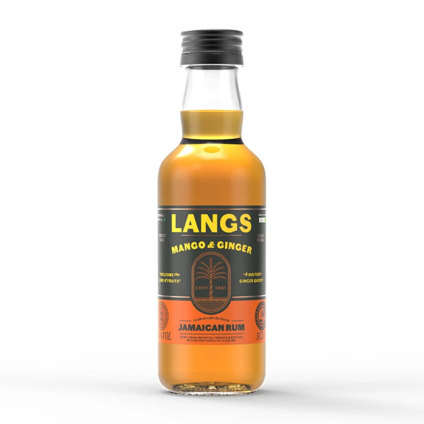 Langs Mango & Ginger Jamaican Rum Miniature 3 Langs Mango & Ginger Jamaican Rum Miniature
