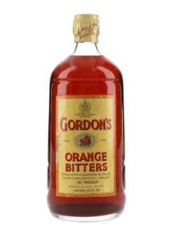 Gordon's Orange Bitter Bot.1950s Spring Cap
